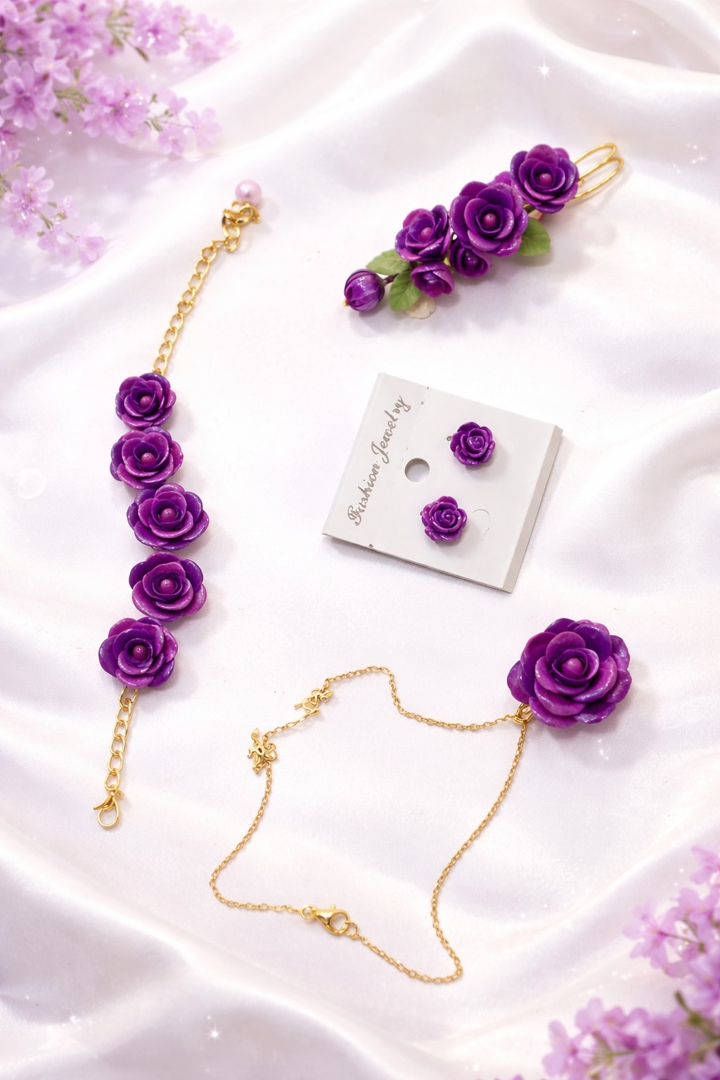 Purple Rose Set